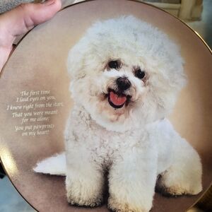 DesignDanbury Mint Bichon Plate